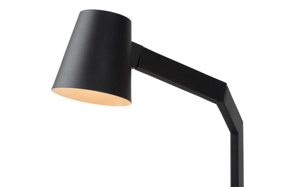 Lucide MIZUKO - Floor reading lamp - Ø 13 cm - 1xE14 - Black - detail 2